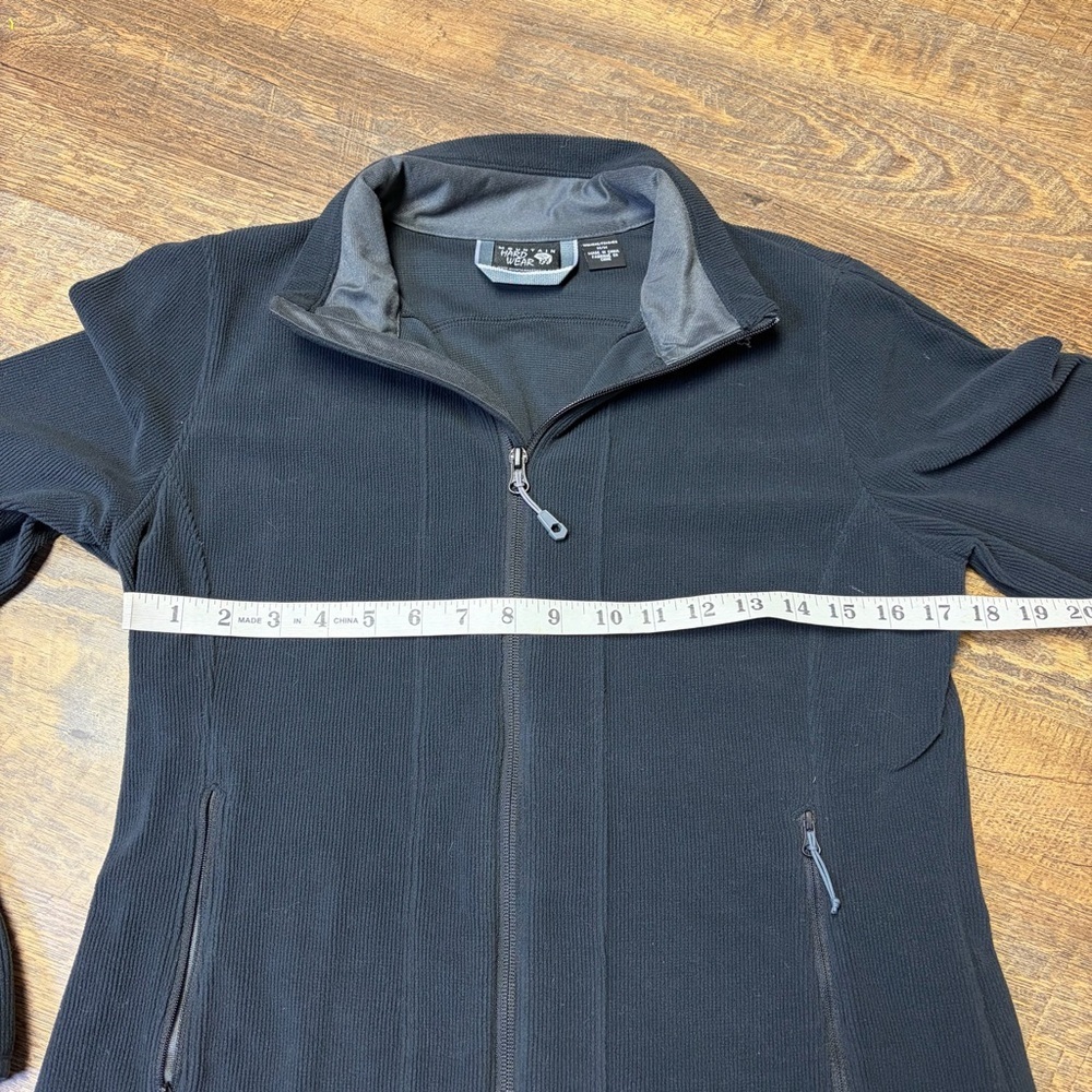 Mountain Hardwear Fleece Full Zip Jacket Women's Medium Outdoor Black Gray - Picture 3 of 13
